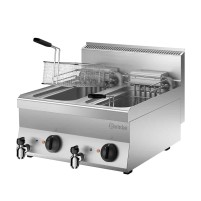 Frytownica 650, szerokość 600, 2x10L 600x650x295 Bartscher 115205