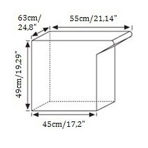 Piec do pizzy 2 komorowy o pojemności 1 pizzy na komorę, osiąga 520 stopni, wbudowany okap, 630x550x490, Stima VP2 revolution