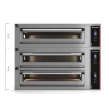 Piec do pizzy 1 komorowy, elektryczny, sterowanie manualne, pojemność 1 x 6 x 34 cm, 1130x1380x400, Pizza Group Pyralis PY M6