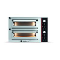 Piec do pizzy 2 komorowy, elektryczny, pojemność 2 x 4 x 34 cm sterowanie manualne, 1130x1030x720, Pizza Group Pyralis PY M8