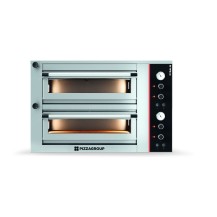 Piec do pizzy 2 komorowy, elektryczny, sterowanie manualne, pojemność 2 x 6 x 34 cm, 1130x1380x720, Pizza Group Pyralis PY M12
