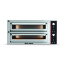 Piec do pizzy 2 komorowy, elektryczny, sterowanie manualne, pojemność 2 x 9 x 34 cm, 1480x1380x720, Pizza Group Pyralis PY M18