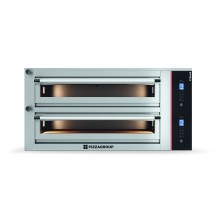 Piec do pizzy 2 komorowy, elektryczny, sterowanie cyfrowe, pojemność 2 x 9 x 34 cm, 1480x1380x720, Pizza Group Pyralis PY D18