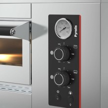 Piec do pizzy 2 komorowy, elektryczny, sterowanie manualne, pojemność 2 x 6 x 34 cm, 1130x1360x830, Pizza Group Pyralis PY-UP M1