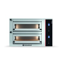 Piec do pizzy 2 komorowy, elektryczny, sterowanie cyfrowe, pojemność 2 x 6 x 34 cm, 1130x1360x830, Pizza Group Pyralis PY-UP D12