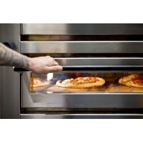Piec do pizzy 2 komorowy szeroki, elektryczny, sterowanie manualne, pojemność 2 x 6 x 34 cm, 1480x1010x830, Pizza Group Pyralis 