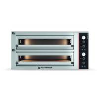 Piec do pizzy 2 komorowy szeroki, elektryczny, sterowanie manualne, pojemność 2 x 6 x 34 cm, 1480x1010x830, Pizza Group Pyralis 