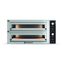 Piec do pizzy 2 komorowy, elektryczny, sterowanie manualne, pojemność 2 x 9 x 34 cm, 1480x1360x830, Pizza Group Pyralis PY-UP M1