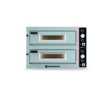 Piec do pizzy 2 komorowy, elektryczny, pojemność 2 x 6 x 34 cm, 990x1270x680, Pizza Group Entry Max 12