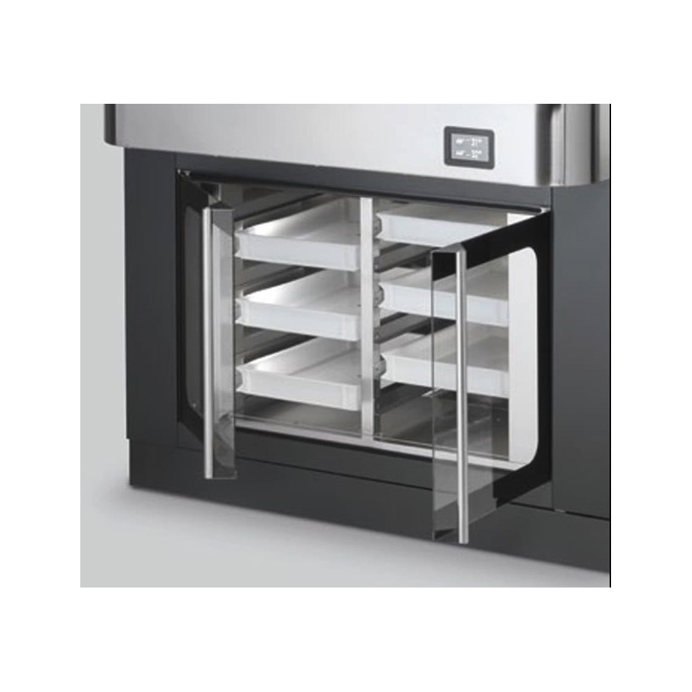 Piec do pizzy neapolitańskiej na 6 pizz o średnicy 35 cm, podstawa garownicza, 515 stopni C, Biscotto Di Sorrento, 1180x1725x182