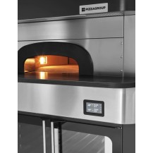 Piec do pizzy neapolitańskiej na 6 pizz o średnicy 35 cm, podstawa garownicza, 515 stopni C, Biscotto Di Sorrento, 1180x1725x182