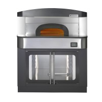 Piec do pizzy neapolitańskiej na 9 pizz o średnicy 35 cm, podstawa garownicza, 515 stopni C, Biscotto Di Sorrento, 1530x1725x182