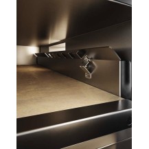 Piec do pizzy 1 komorowy, gazowy, pojemność 1 x 6 x 34 cm, 1130x1500x470, Pizza Group Flame FL 6