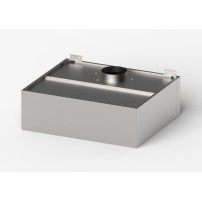 Okap skrzyniowy, skręcany, Gredil, 1210x1000x400 mm Stalgast 619012