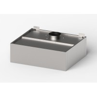 Okap skrzyniowy, skręcany, Gredil, 1210x1000x400 mm Stalgast 619012