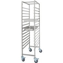 Wózek transportowy ze stali nierdzewnej, Gredil, 15x GN 1/1 Stalgast 662115
