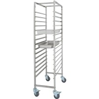 Wózek transportowy ze stali nierdzewnej, Gredil, 15x GN 1/1 Stalgast 662115