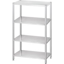Regał magazynowy, półki pełne, Gredil, 1000x600x1800 mm skręcany Stalgast 670106