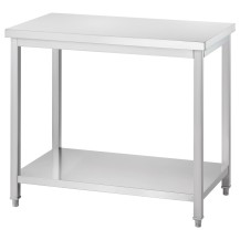 Stół centralny z półką, Gredil, 800x700x850 mm skręcany Stalgast 676287