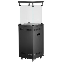 Lampa grzewcza na gaz kwadratowa, 10.5 kW Stalgast 693220