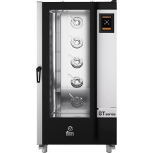 Piec konwekcyjno-parowy, STG Gastro z wózkiem, 20 GN 1/1, P 36.25 kW, U 400 V Stalgast 9100903