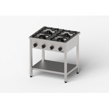 Kuchnia gazowa, Gredil, skręcana, 800x700x850 mm, P 23.5 kW, G20/20 mbar Stalgast 976521