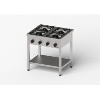 Kuchnia gazowa, Gredil, skręcana, 800x700x850 mm, P 25 kW, G30/37 mbar Stalgast 976593