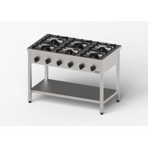Kuchnia gazowa, Gredil, skręcana, 1200x700x850 mm, P 33.5 kW, G20/20 mbar Stalgast 976611