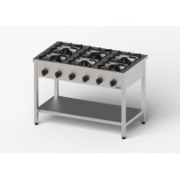 Kuchnia gazowa, Gredil, skręcana, 1200x700x850 mm, P 37.5 kW, G30/37 mbar Stalgast 976623