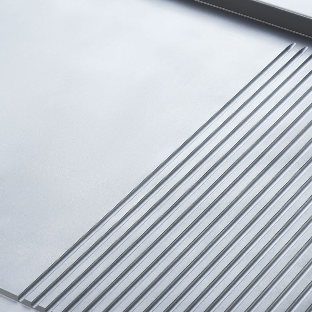 Płyta grillowa elektryczna, gładko-ryflowana, Gredil, 800x700x850 mm, P 8.1 kW, U 400 V Stalgast 977313