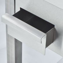 Płyta grillowa elektryczna, gładko-ryflowana, Gredil, 800x700x850 mm, P 8.1 kW, U 400 V Stalgast 977313