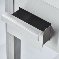 Płyta grillowa elektryczna, gładko-ryflowana, Gredil, 800x700x850 mm, P 8.1 kW, U 400 V Stalgast 977313