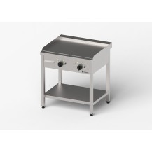 Płyta grillowa elektryczna, gładko-ryflowana, Gredil, 800x700x850 mm, P 8.1 kW, U 400 V Stalgast 977313
