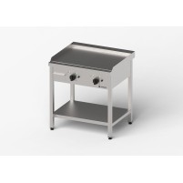 Płyta grillowa elektryczna, gładko-ryflowana, Gredil, 800x700x850 mm, P 8.1 kW, U 400 V Stalgast 977313