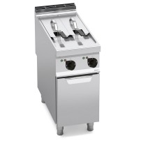 Frytownica elektryczna 7+7L 2-komorowa 400x900x900 Bertos E9F7+7-4M