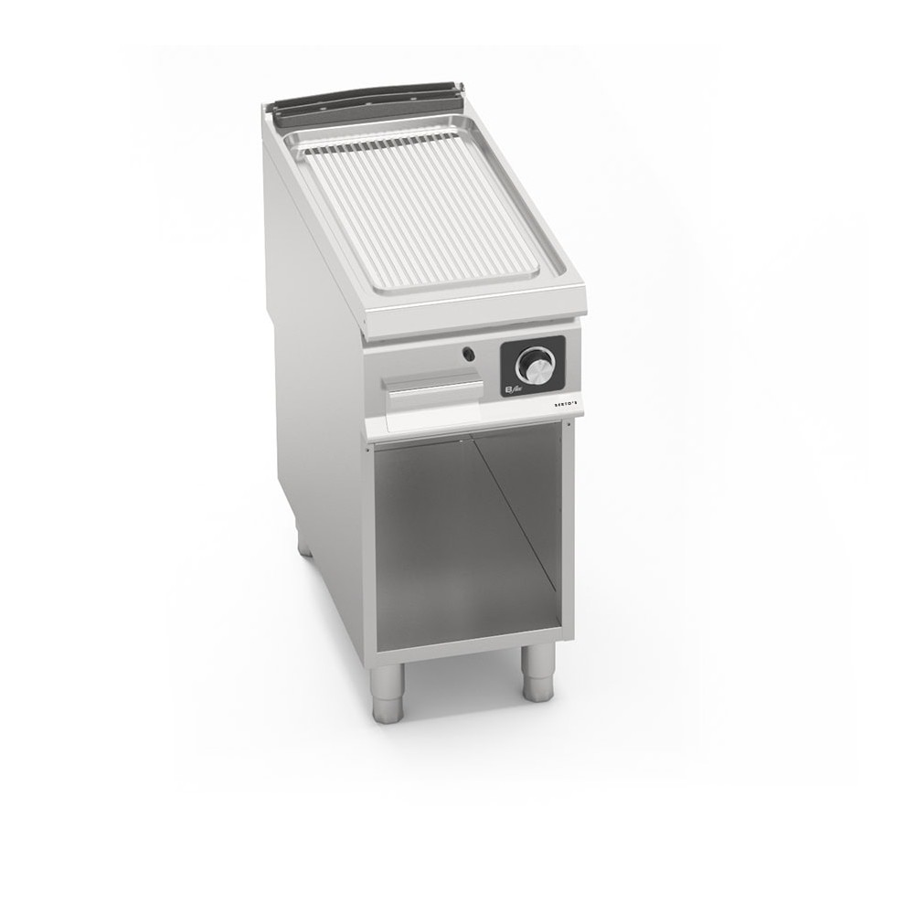 Płyta grillowa elektryczna ryflowana chromowana 400x900x900 Bertos SE9FR4MP/CPD-BF