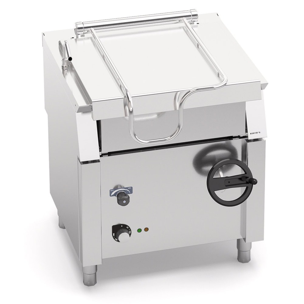 Patelnia elektryczna 60L, przechył manualny 800x730x900 Bertos SE7BR8/I