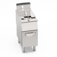 Frytownica gazowa 15L 1-komorowa z elektronicznym sterowaniem B-FLEX 400x730x1210 Bertos SGL15M-BF
