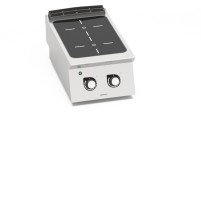 Kuchnia ceramiczna 4 polowa z elektronicznym sterowaniem B-FLEX 800x730x280 Bertos SE7P4B/VTR-BF