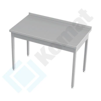 Stół przyścienny 600x600x850, AISI 304, Komat KST-001