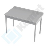 Stół przyścienny 800x600x850, AISI 304, Komat KST-001