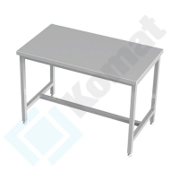 Stół centralny z łącznikami 800x700x850, AISI 304, Komat KST-007