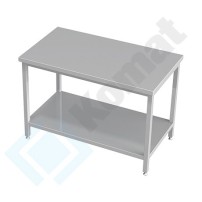 Stół centralny z półką 2300x800x850, AISI 304, Komat KST-008
