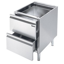 Podstawa 600, szerokość 400, 2szf. 400x550x580 Bartscher 131954