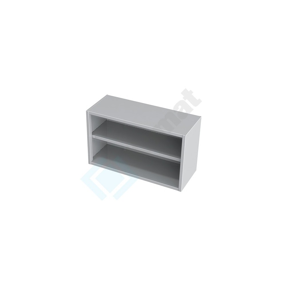 Szafka wisząca otwarta 600x300x600, AISI 304, Komat KGT-081