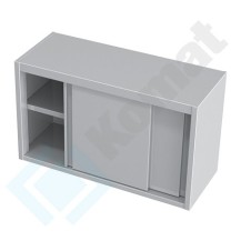 Szafka wisząca z drzwiami suwanymi 1200x300x600, AISI 304, Komat KGT-083