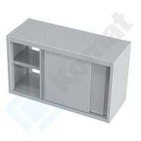 Szafka przelotowa z drzwiami suwanymi 1500x400x600, AISI 304, Komat KGT-086