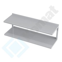 Półka wisząca podwójna 1700x400x386, AISI 304, Komat KPT-095