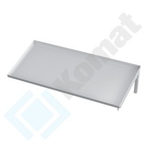 Półka skośna na kosze do zmywarki 2100x520x280, AISI 304, Komat KPT-098