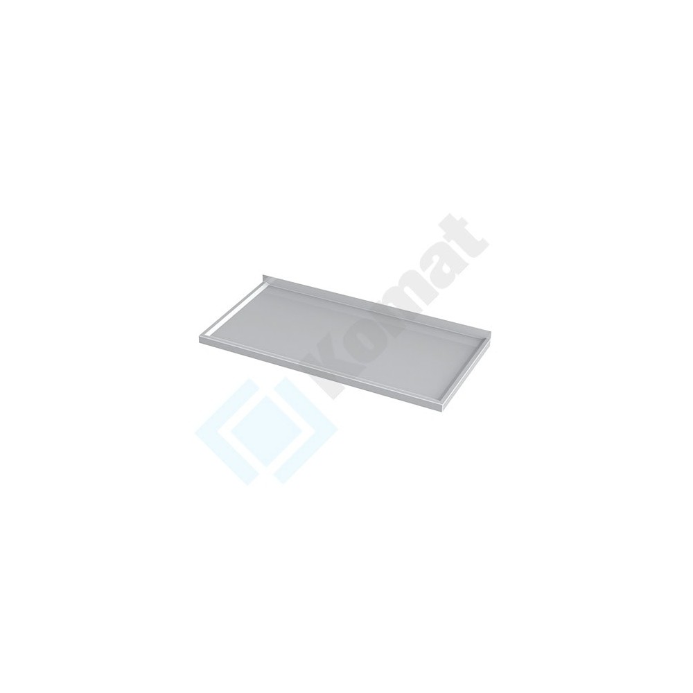 Blat nierdzewny z płytą zagłębioną 1200x600x40, AISI 304, Komat KST-134